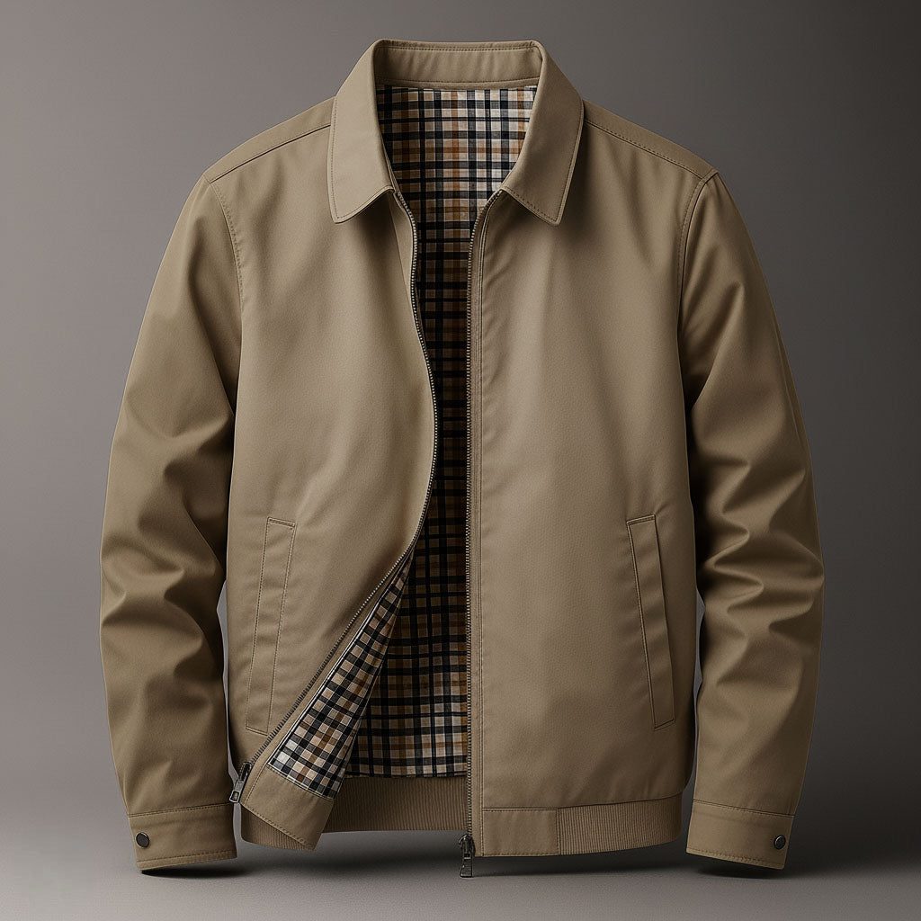 Men's Cotton Zip-Up Jacket