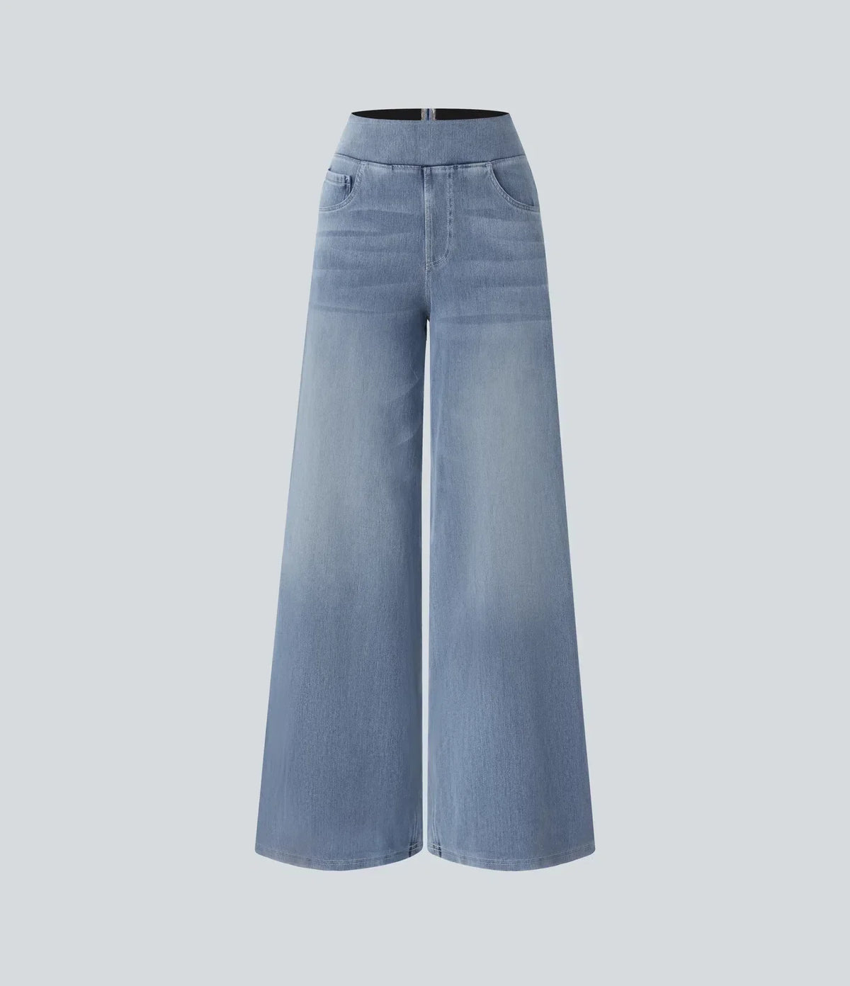 Ladies' Comfy High-Waisted Stretch Trousers | Stylish, Smooth and Flattering