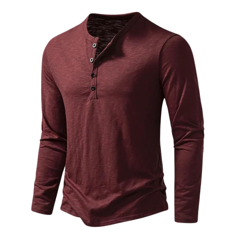 Long Sleeve T-Shirt for Men with Slim Fit and Timeless Design