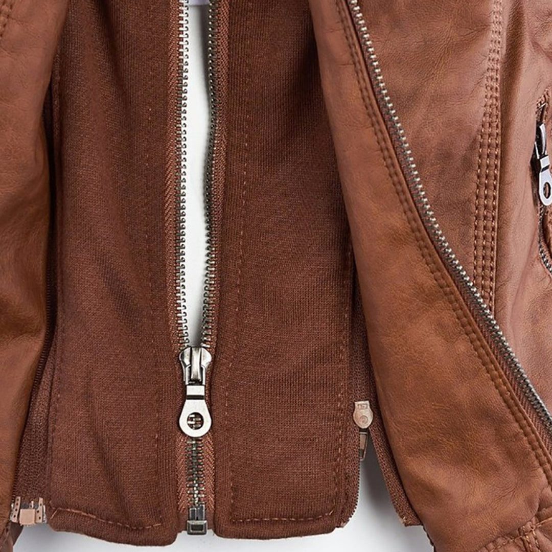 Women's Hooded Jacket with Zipper