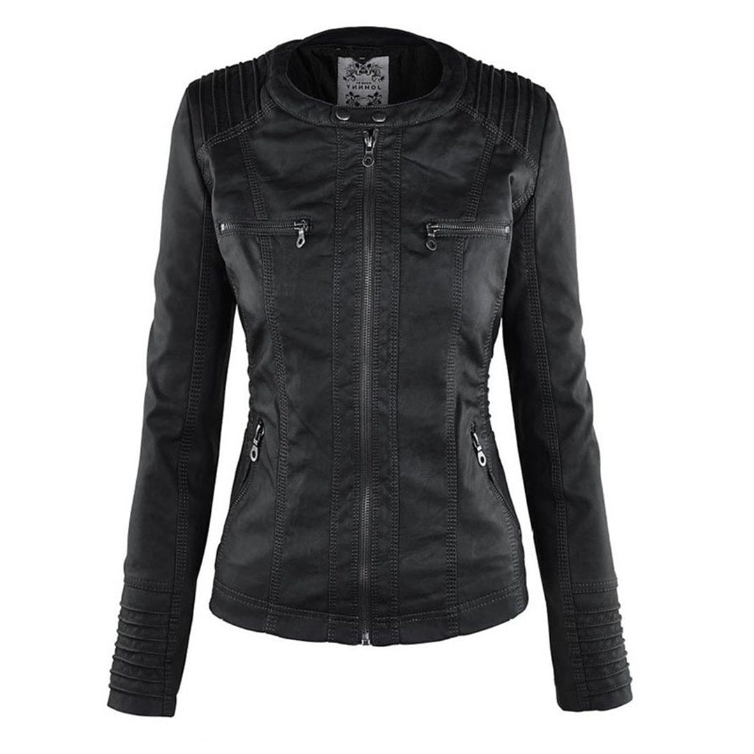 Women's Hooded Jacket with Zipper