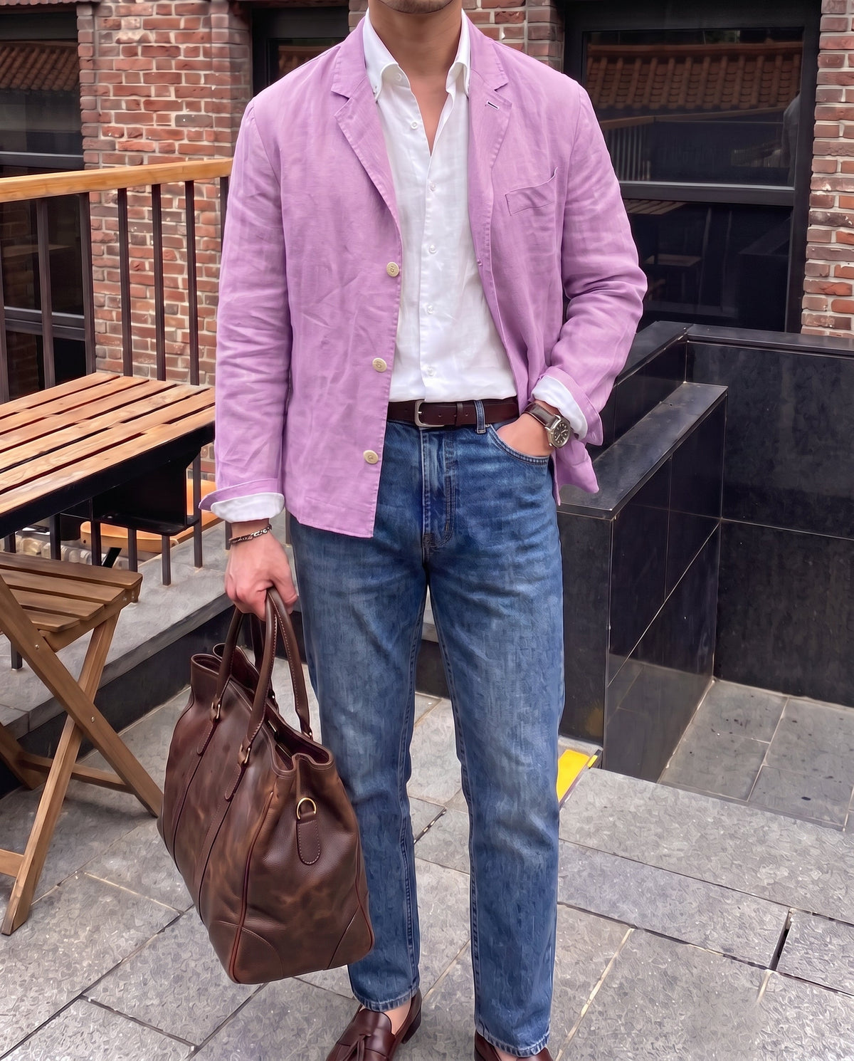 Linen Blazer for Men with Lightweight and Comfort
