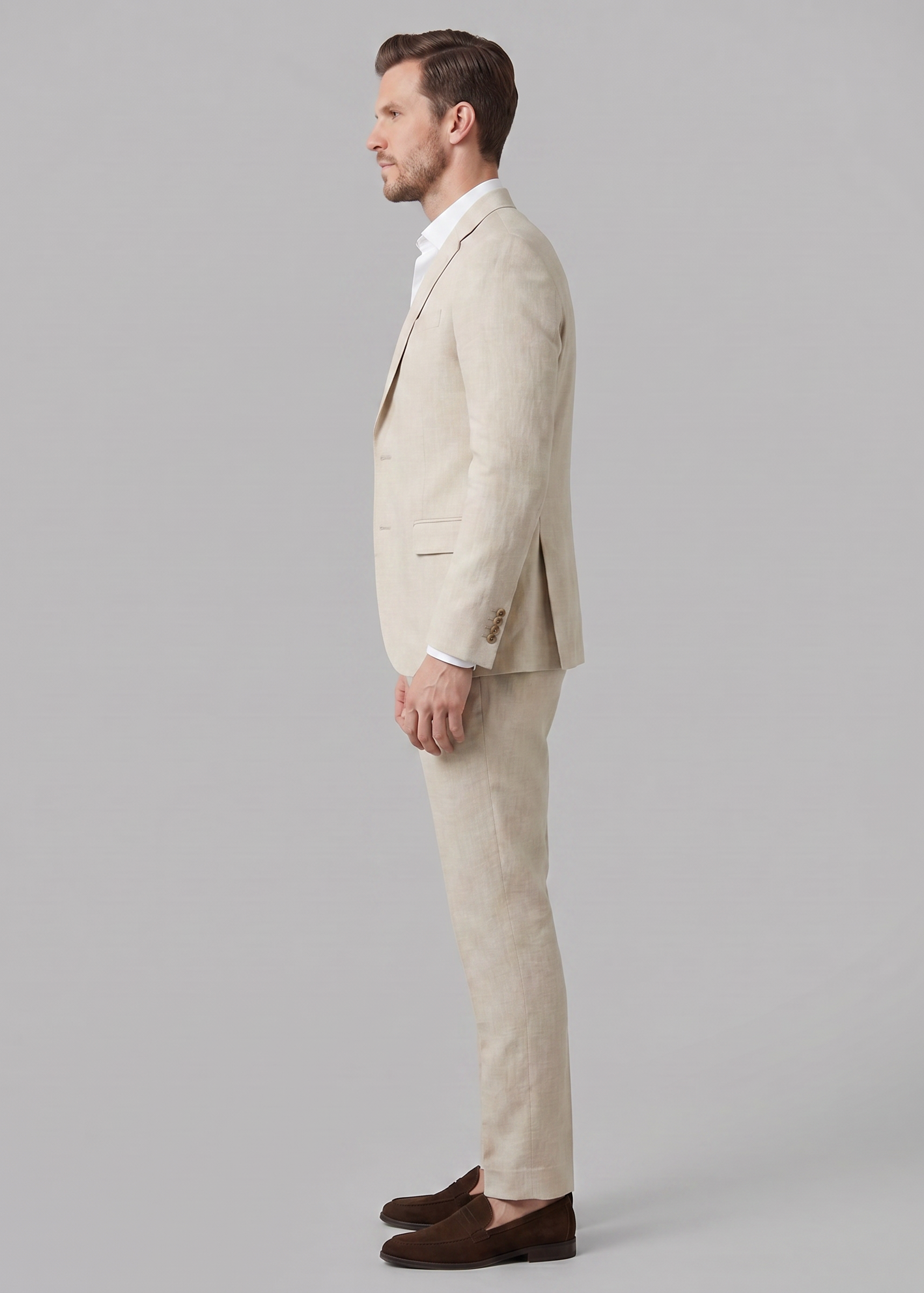 Linen Suit for Men Wedding Formal Summer