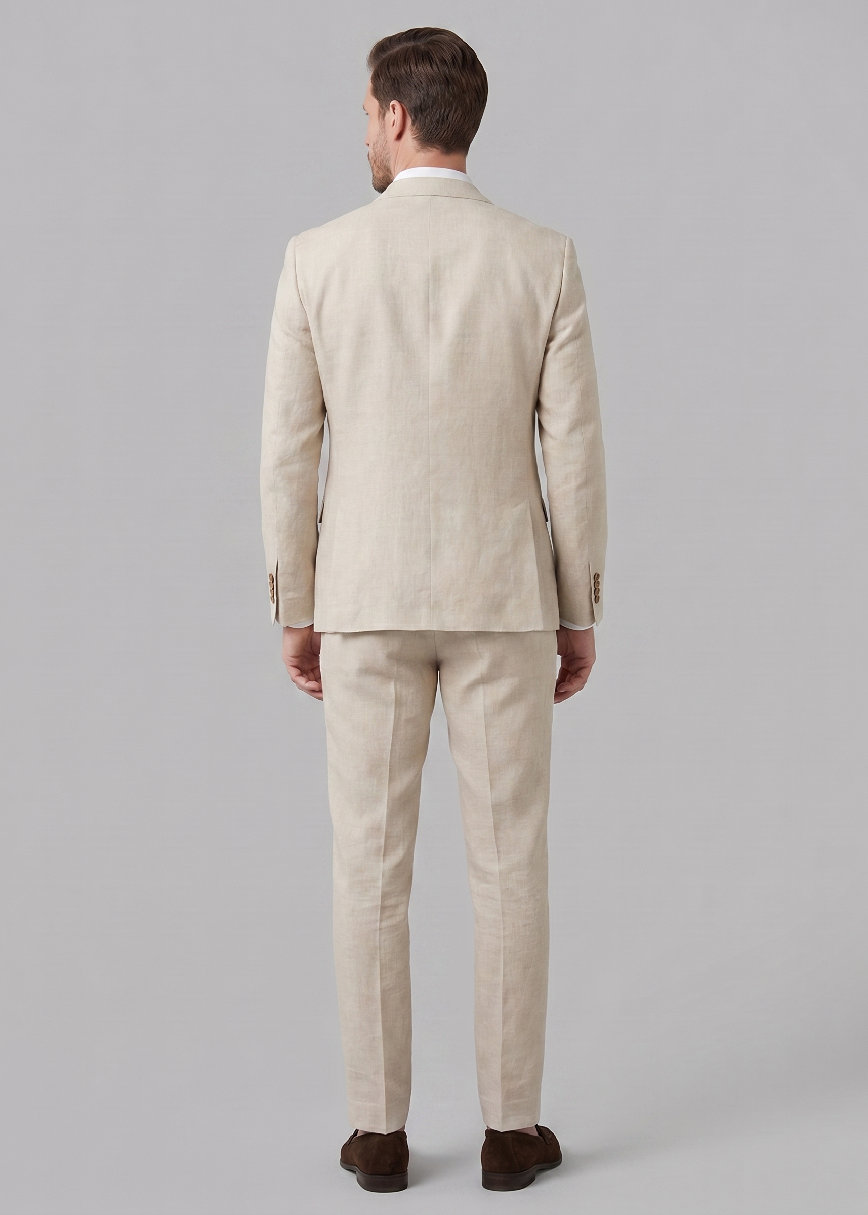 Linen Suit for Men Wedding Formal Summer