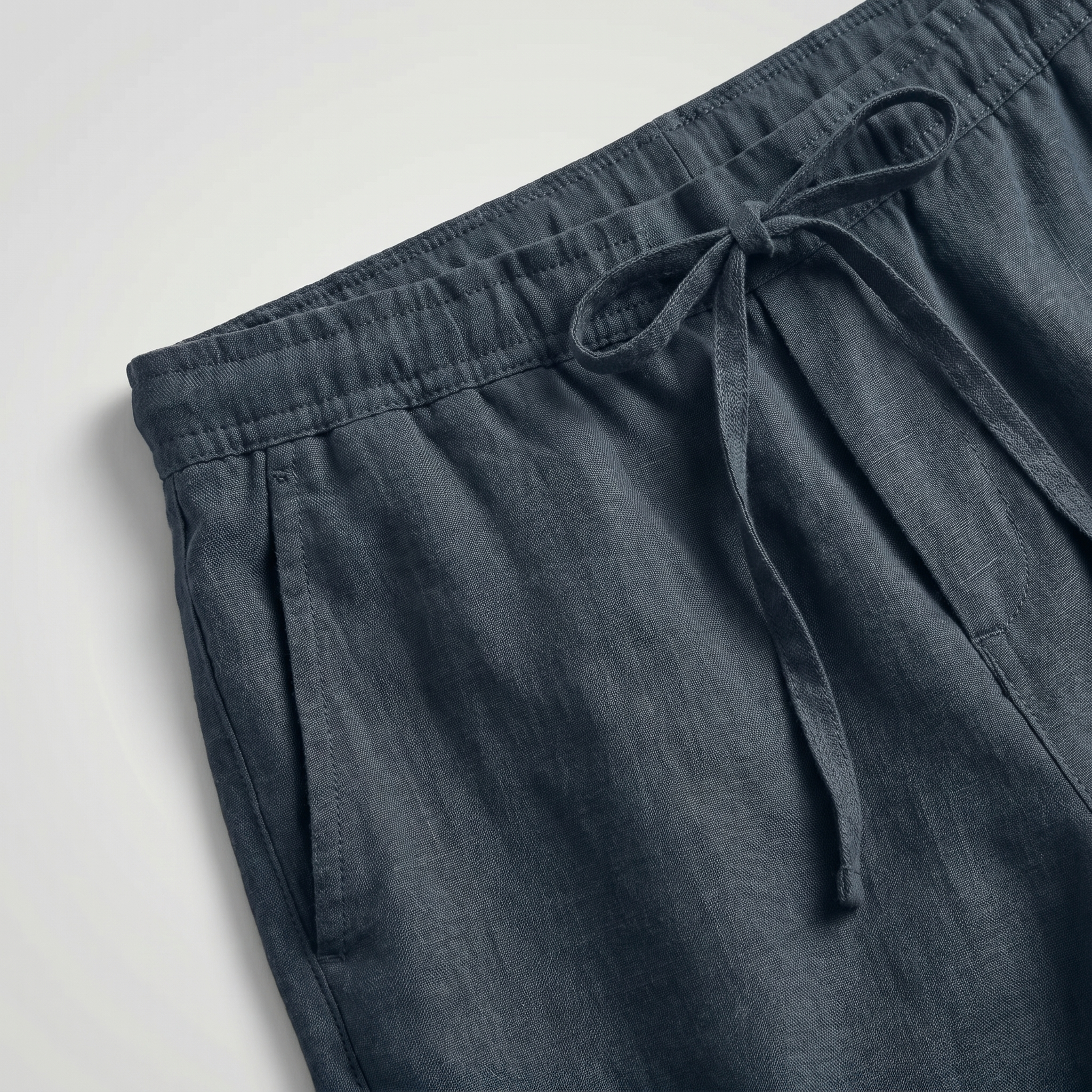 Linen Shorts Men Casual Summer