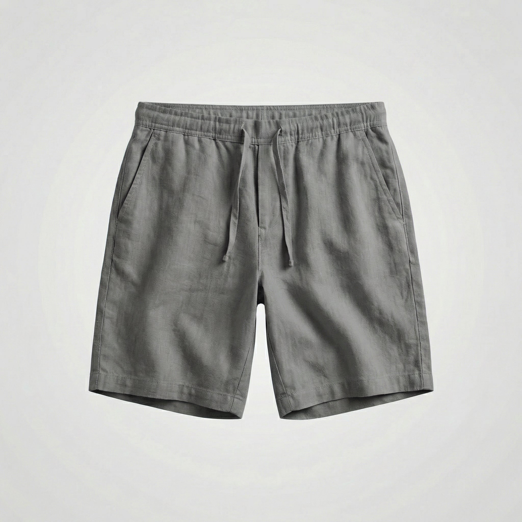 Linen Shorts Men Casual Summer