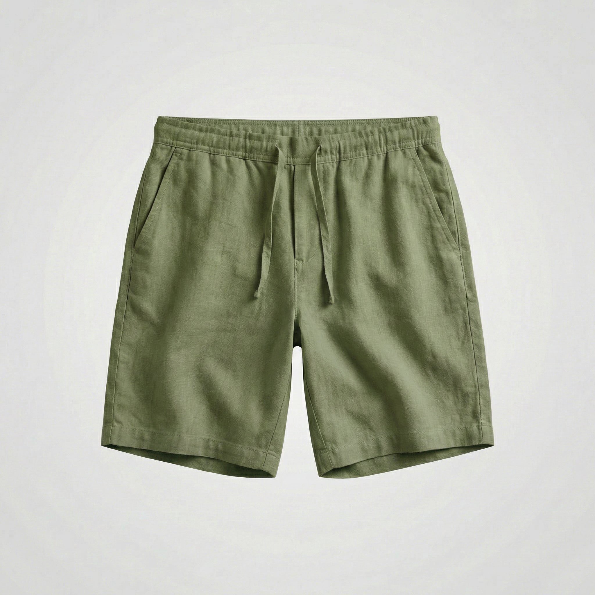 Linen Shorts Men Casual Summer