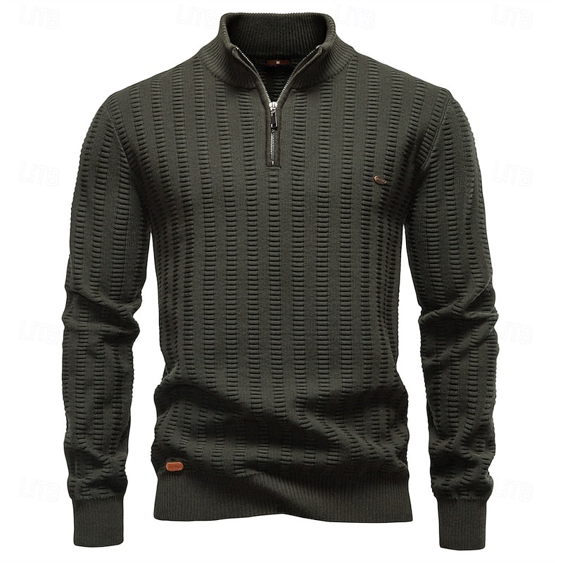 Wilfred | Textured Half-Zip Sweatshirt