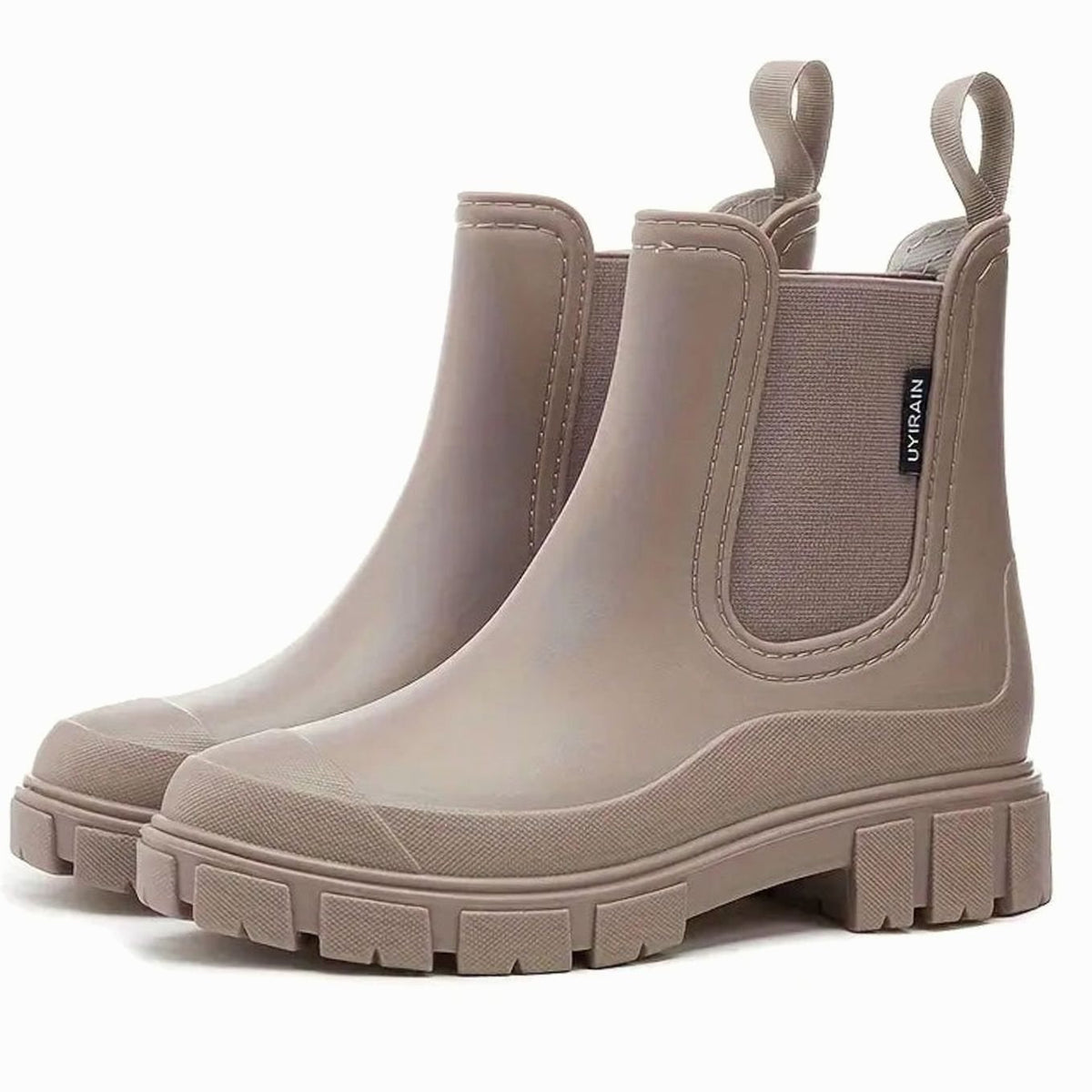 Madeline | Women's Waterproof Block Heel Chelsea Boots - Easy Slip-On Design
