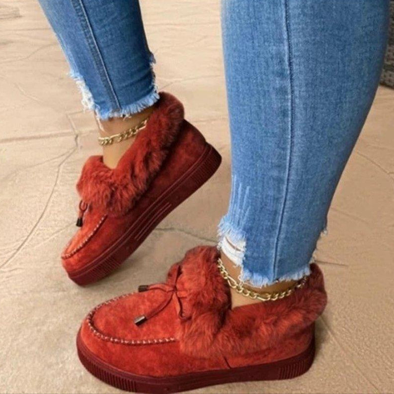 Ladies' Slippers with Faux Fur Lining | Warm, Soft and Stylish