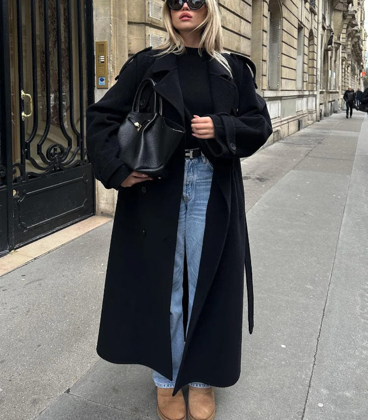 Cheri | Women's Double-Breasted Trench Jacket