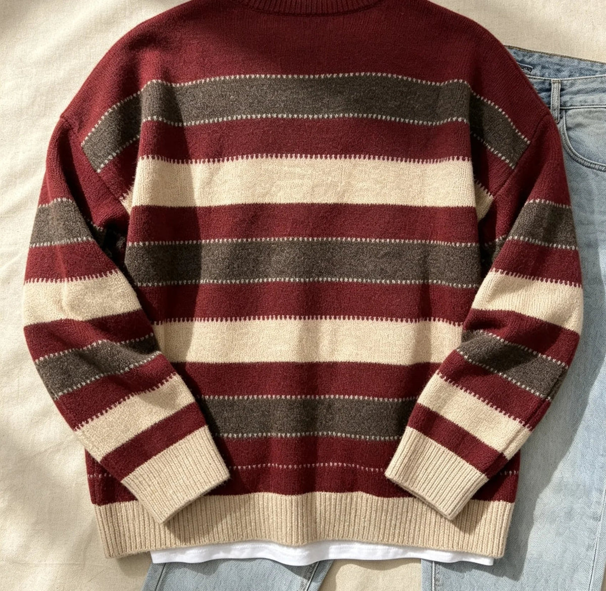 Women's Horizontal Stripe Knit Top