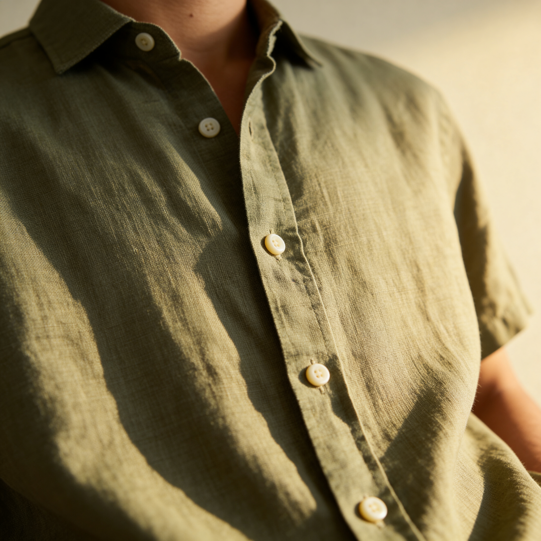 Men's Short Sleeve Summer Shirt Casual Lightweight