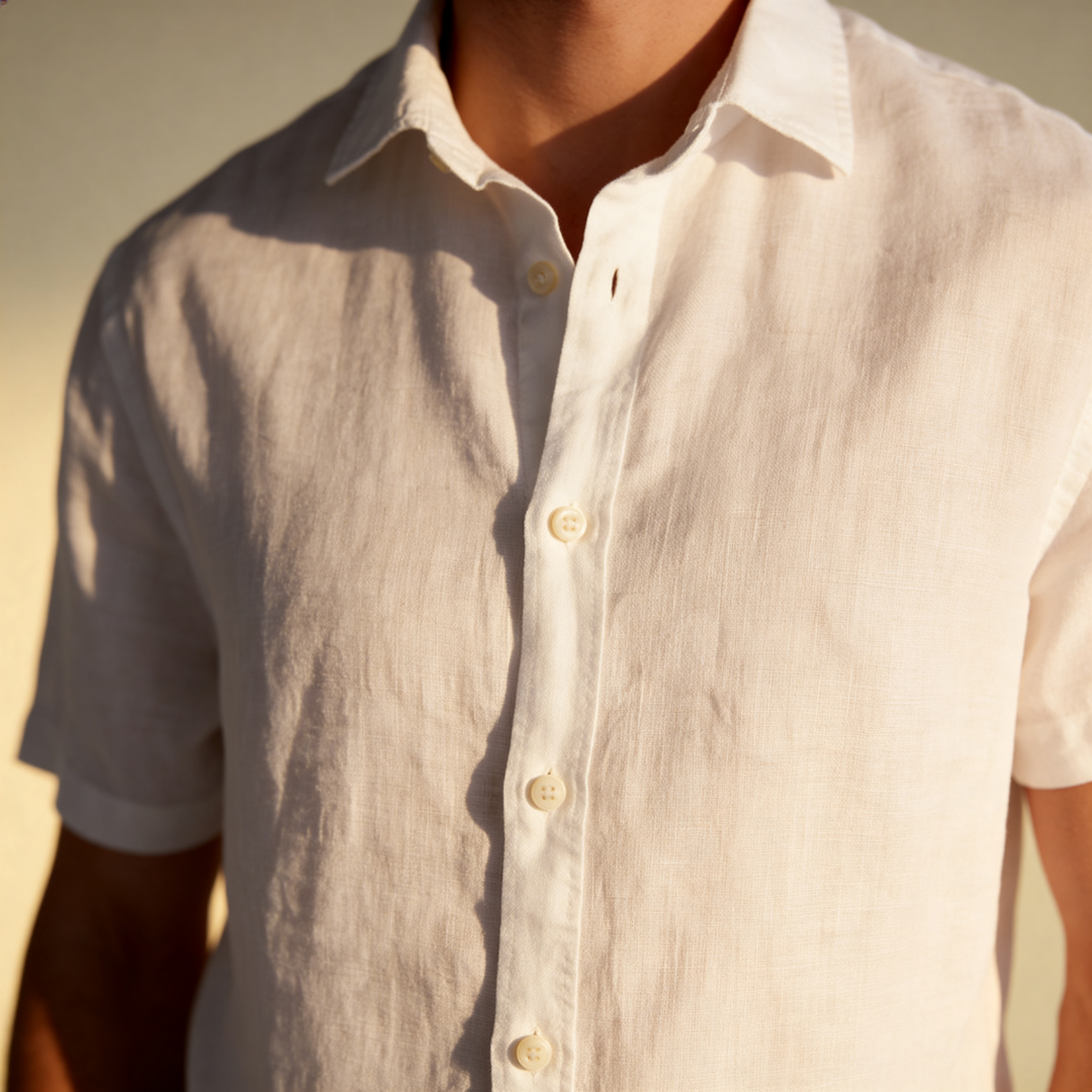 Men's Short Sleeve Summer Shirt Casual Lightweight