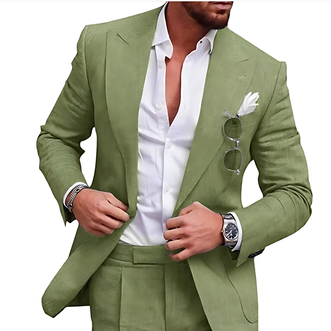 Men's Two-Piece Beach Wedding Attire