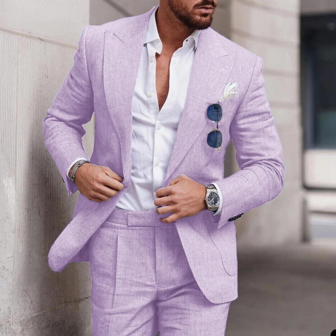 Men's Two-Piece Beach Wedding Attire