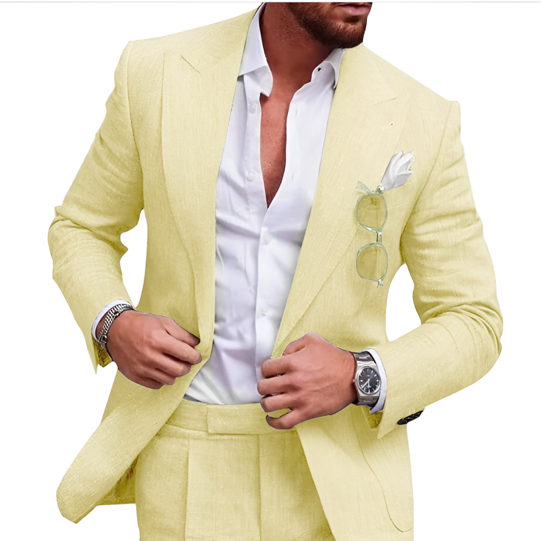 Men's Two-Piece Beach Wedding Attire