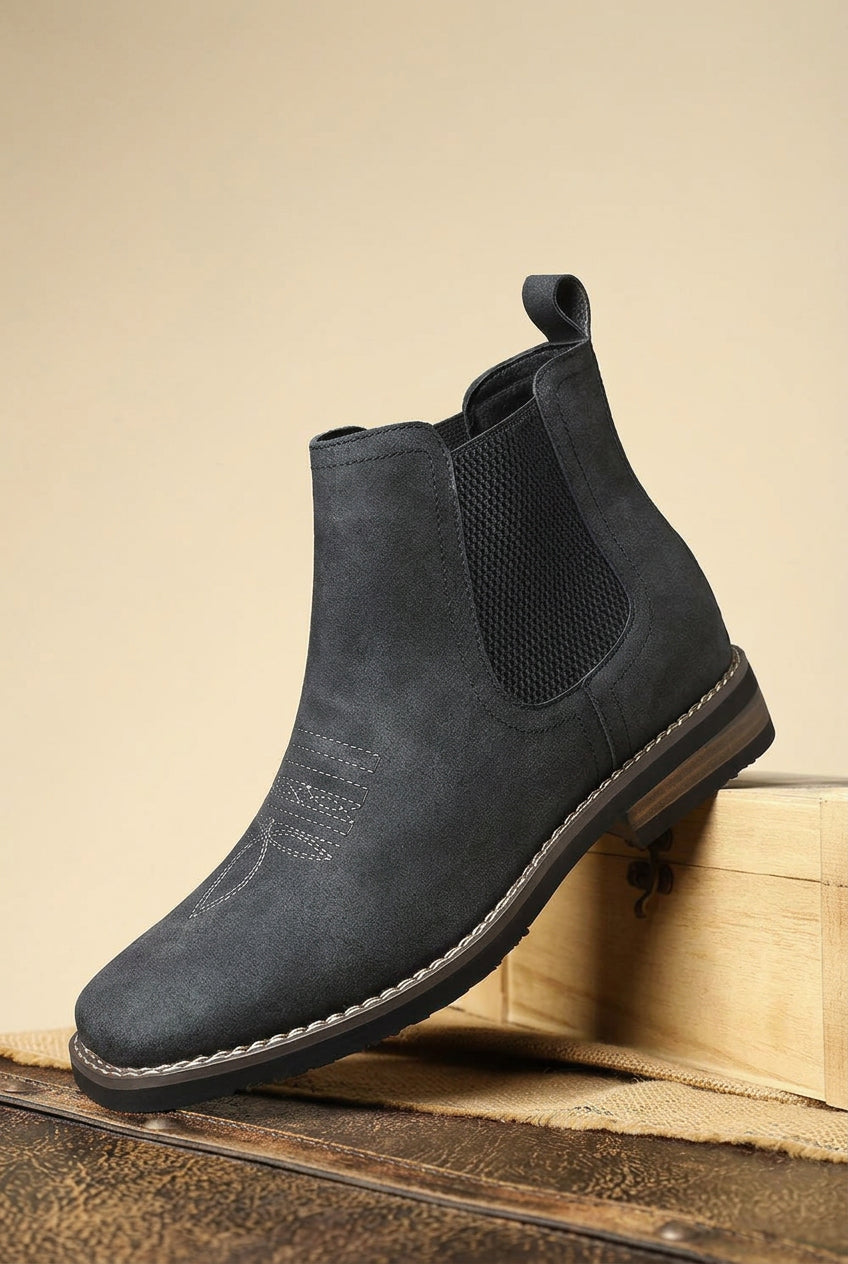 Ankle Boots with Chelsea Slip-On Design