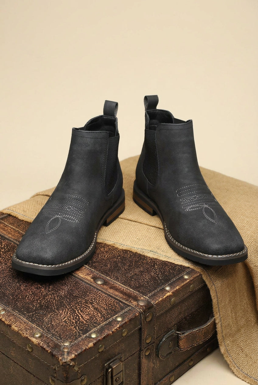 Ankle Boots with Chelsea Slip-On Design