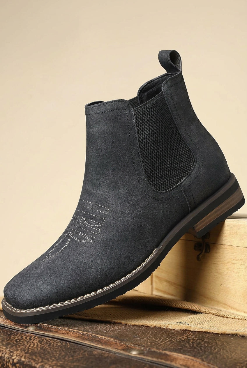 Ankle Boots with Chelsea Slip-On Design
