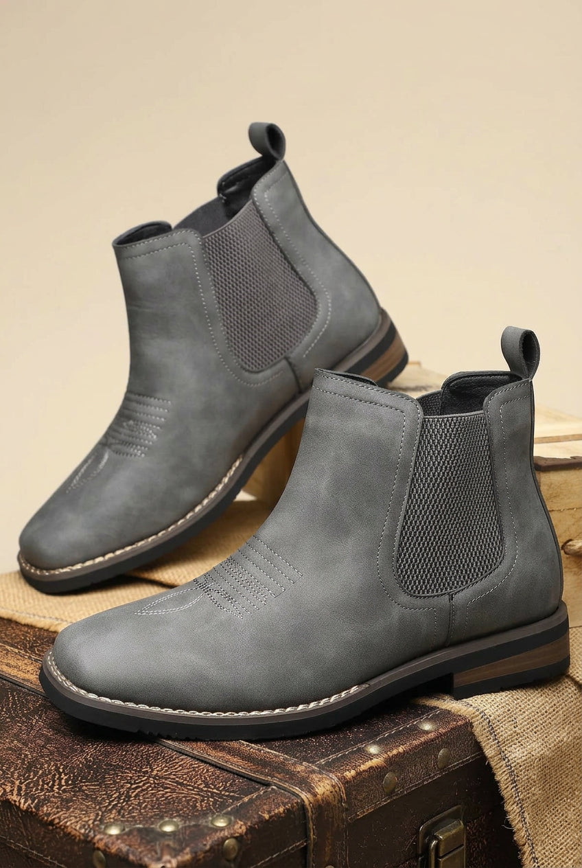 Ankle Boots with Chelsea Slip-On Design