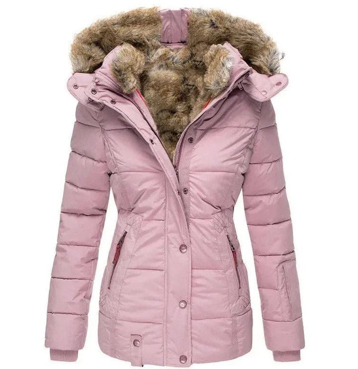 Long Winter Coat for Women with Hood