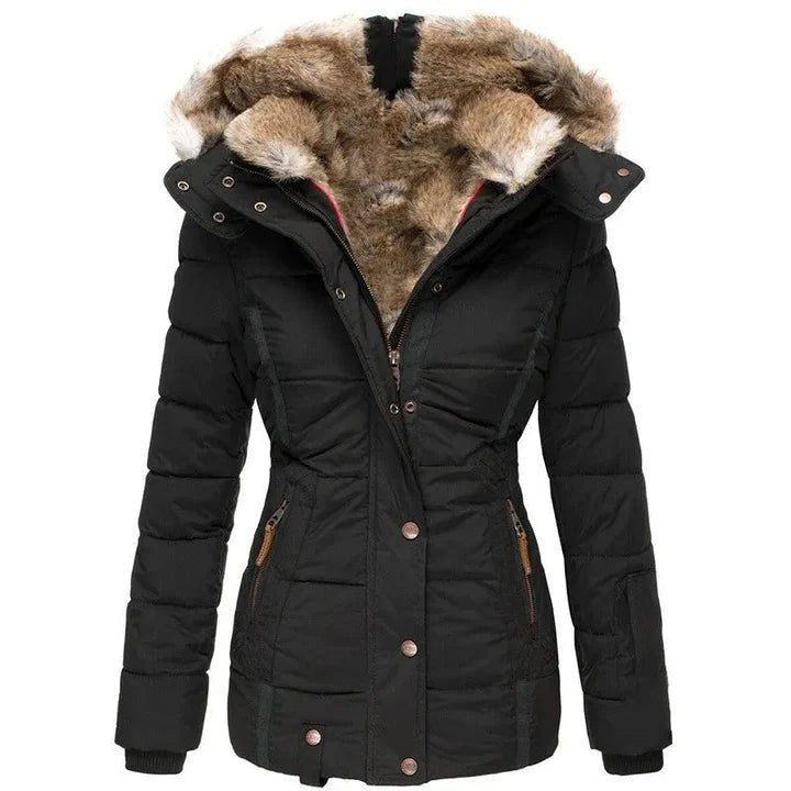 Long Winter Coat for Women with Hood