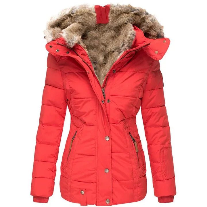 Long Winter Coat for Women with Hood