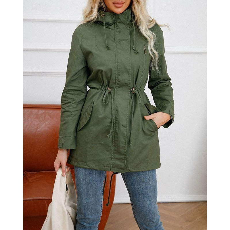 Matilda | Longline Utility Coat with Hood