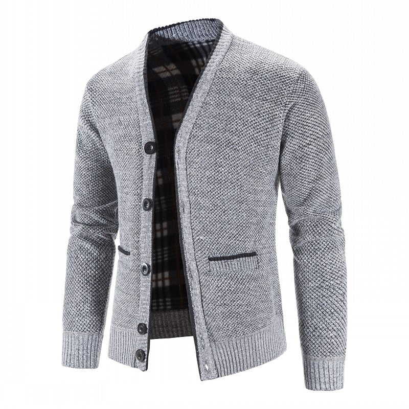 Hugh | V-Neck Textured Cardigan