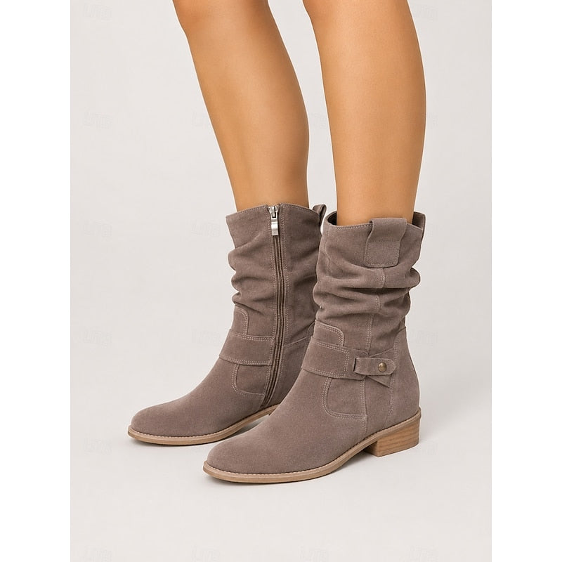 Josephine | Relaxed Block-Heel Ankle Boots