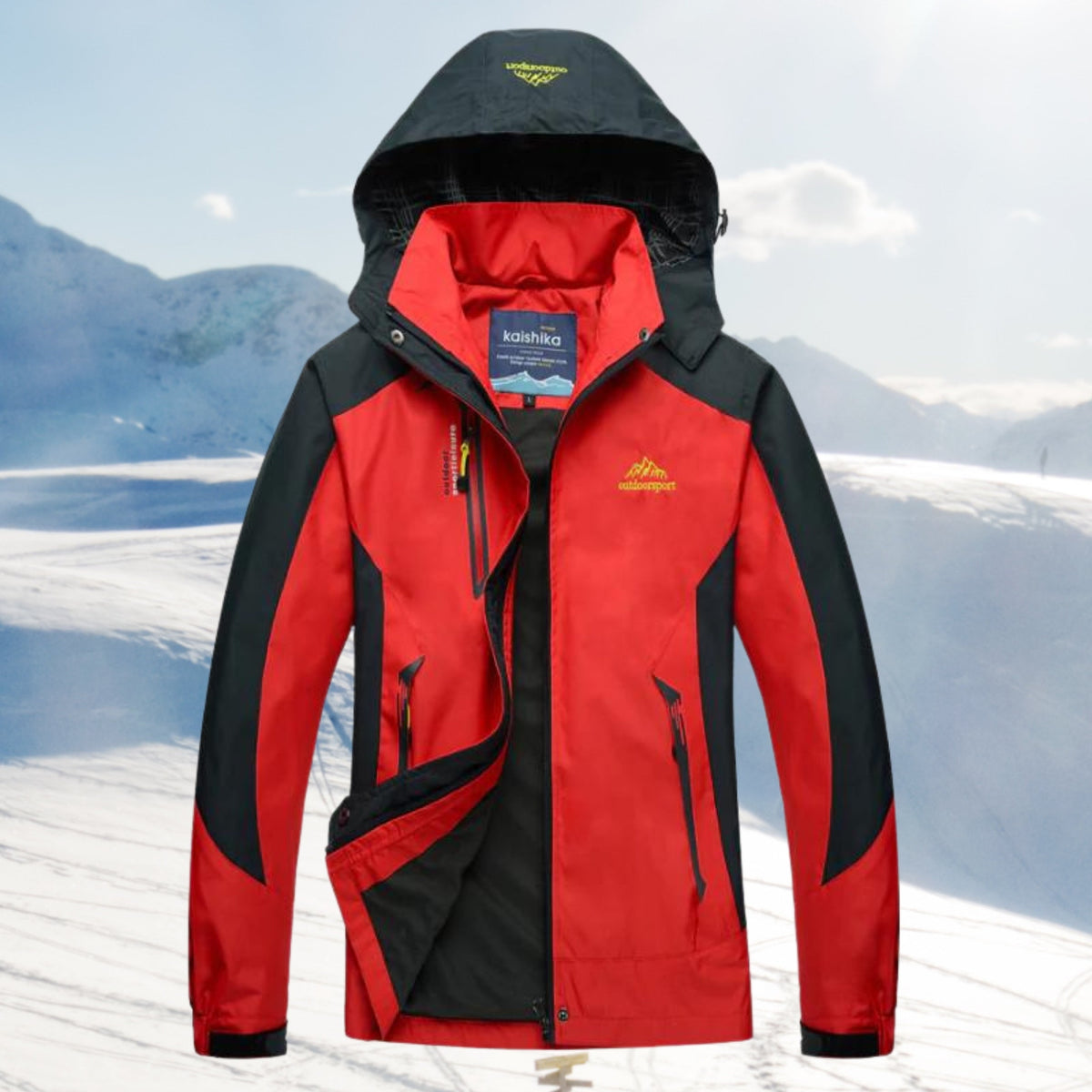 Outdoor Jacket for Women with Wind and Water Resistance