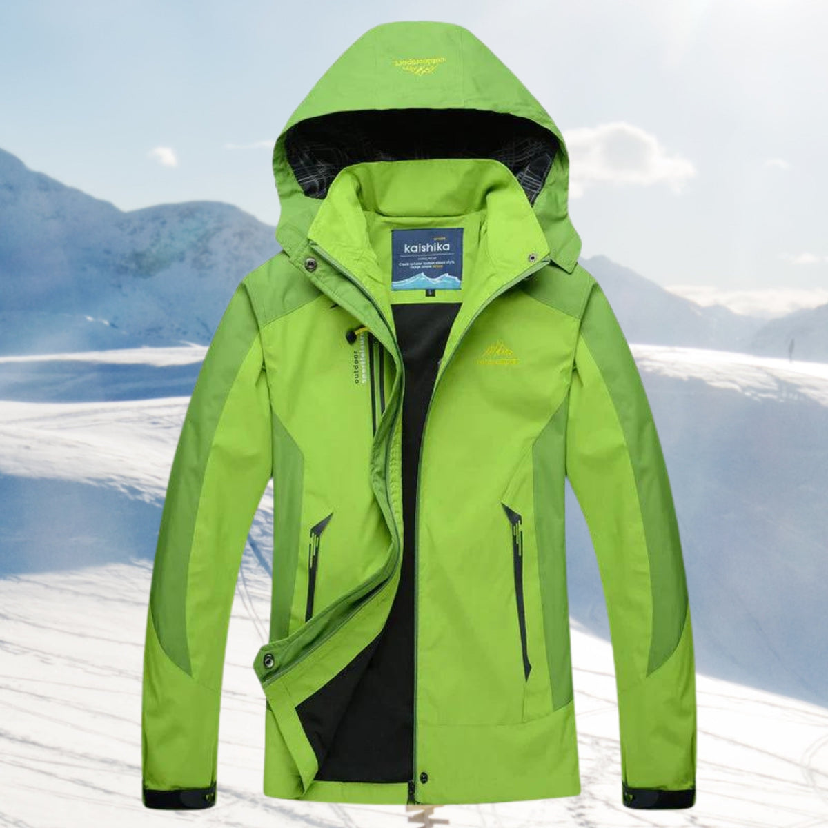 Outdoor Jacket for Women with Wind and Water Resistance