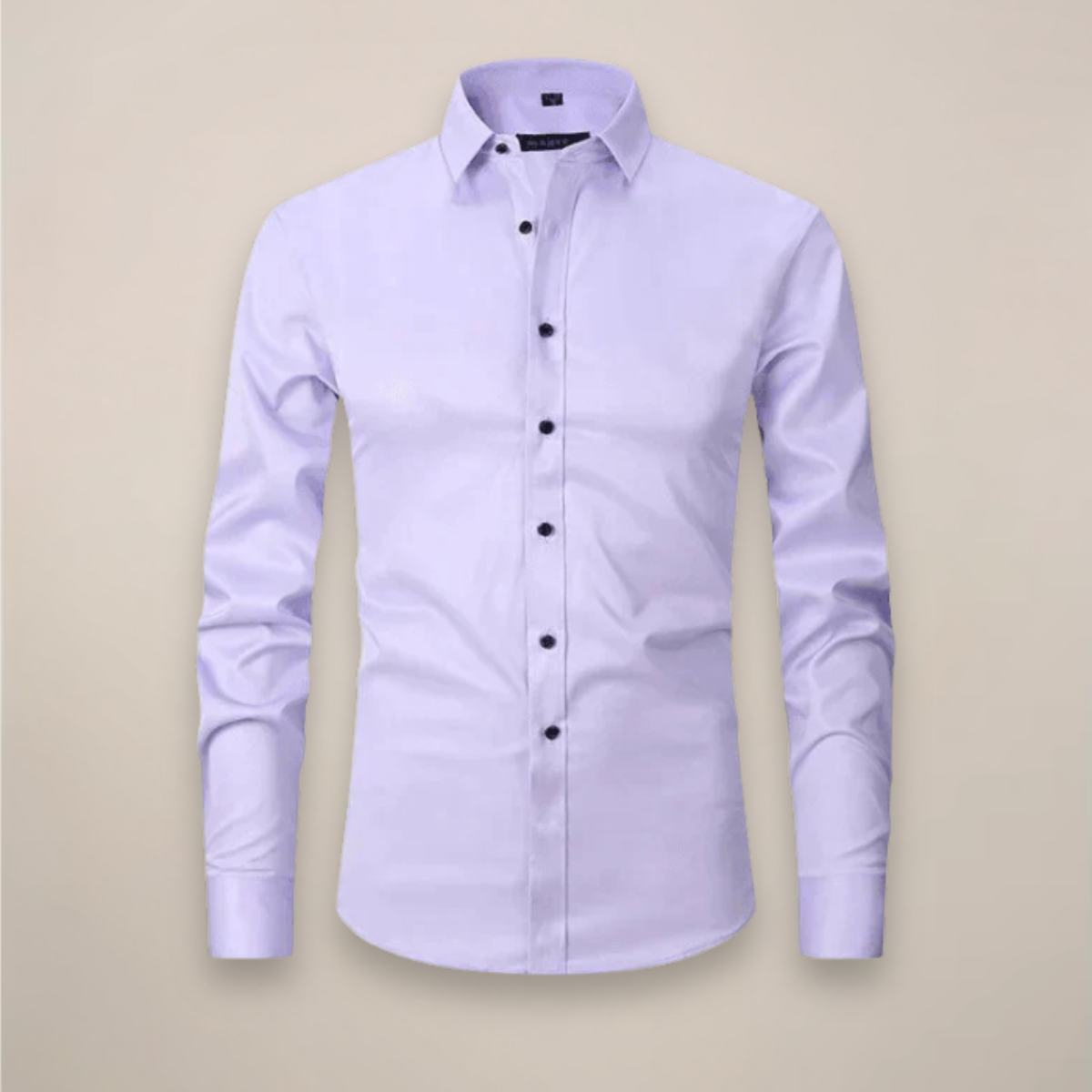 Men's Long Sleeve Shirt Structured Fit Wrinkle-Free