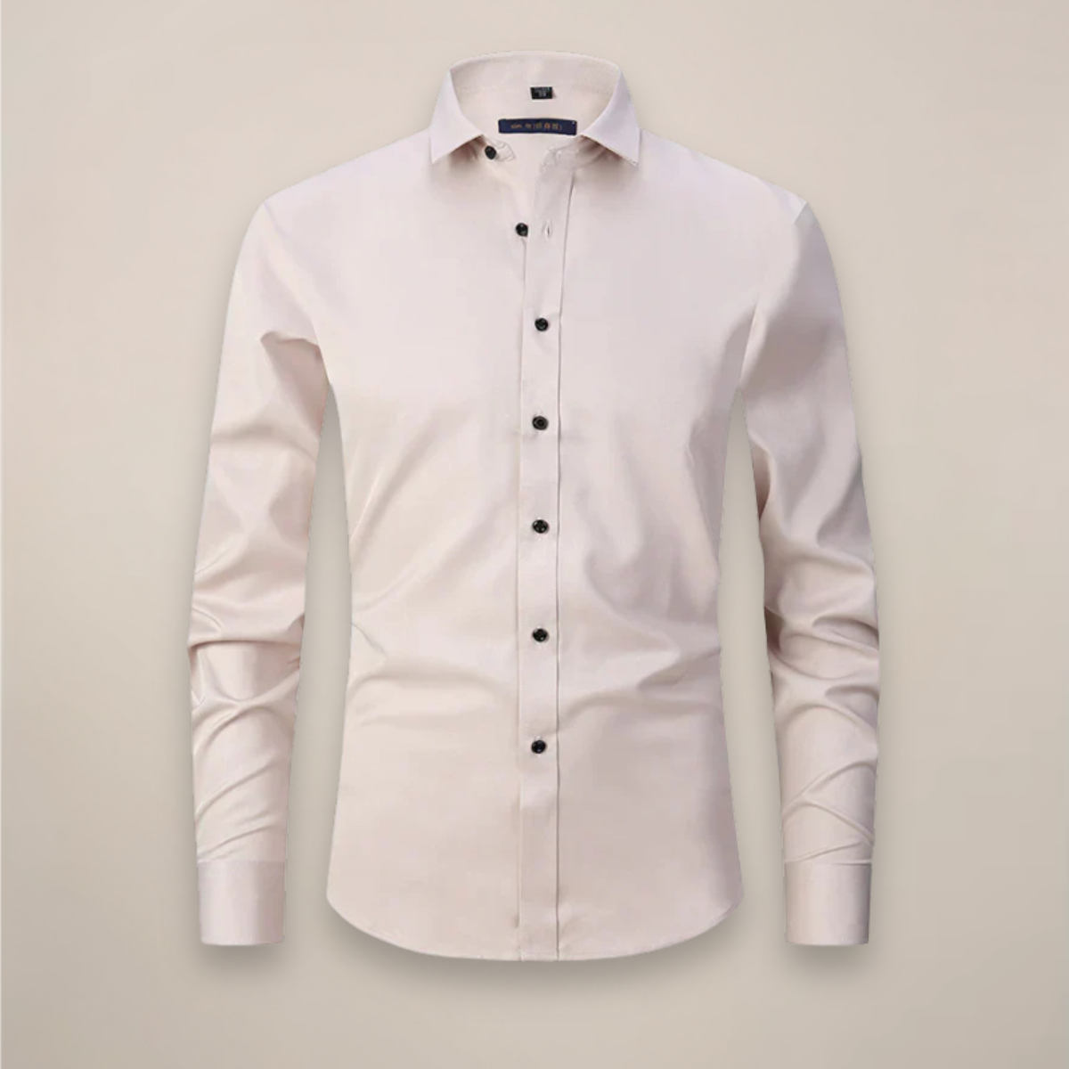 Men's Long Sleeve Shirt Structured Fit Wrinkle-Free