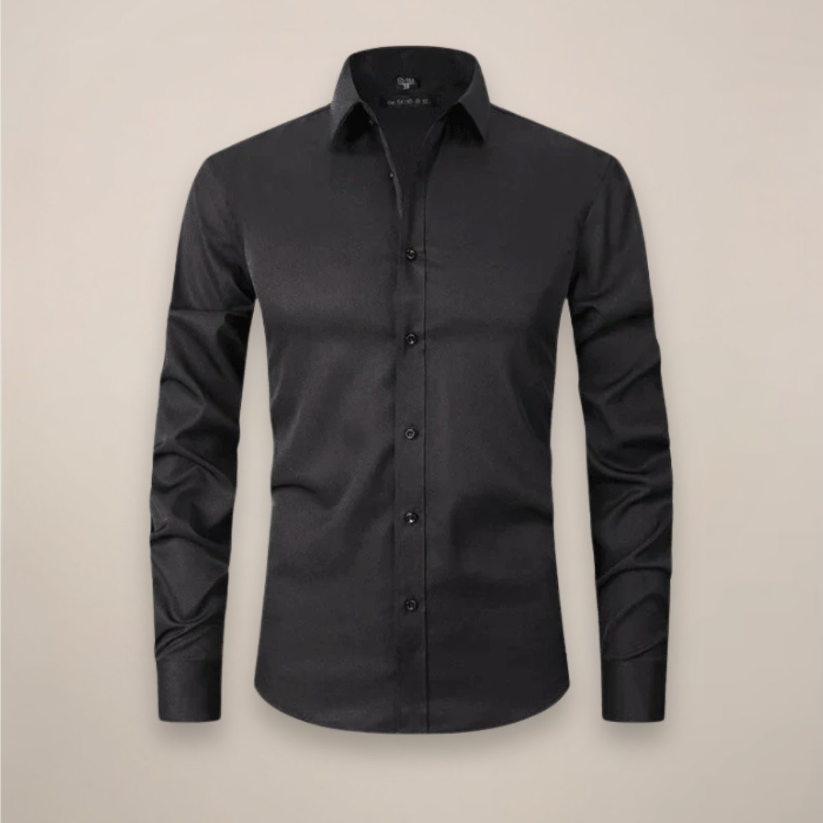 Men's Long Sleeve Shirt Structured Fit Wrinkle-Free
