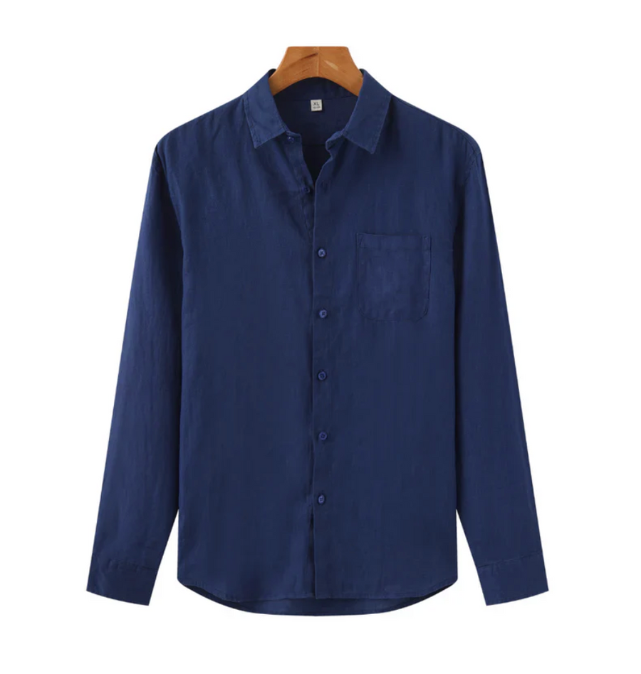Shirt Long Sleeves Men Comfort Casual