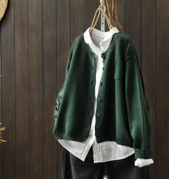 Oversized Cardigan for Women with Pockets and a Luxurious Look