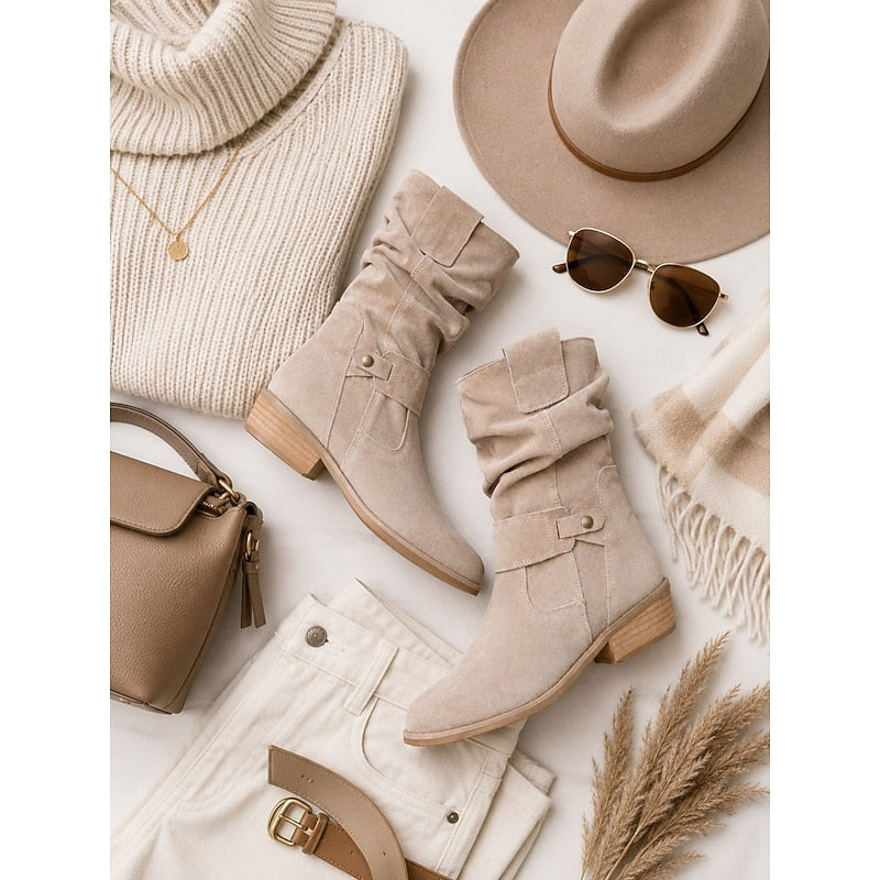 Josephine | Relaxed Block-Heel Ankle Boots