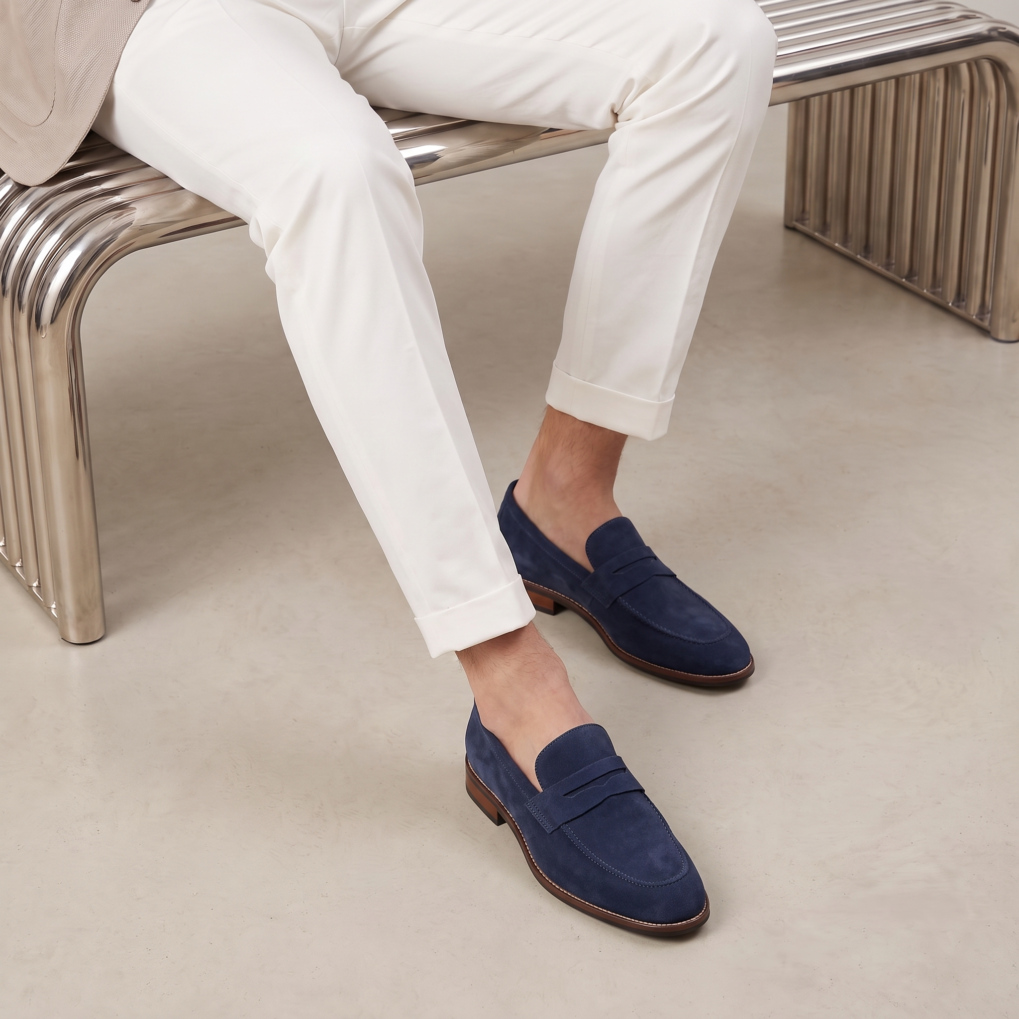 Men's Penny Loafers Slip-On Classic Casual