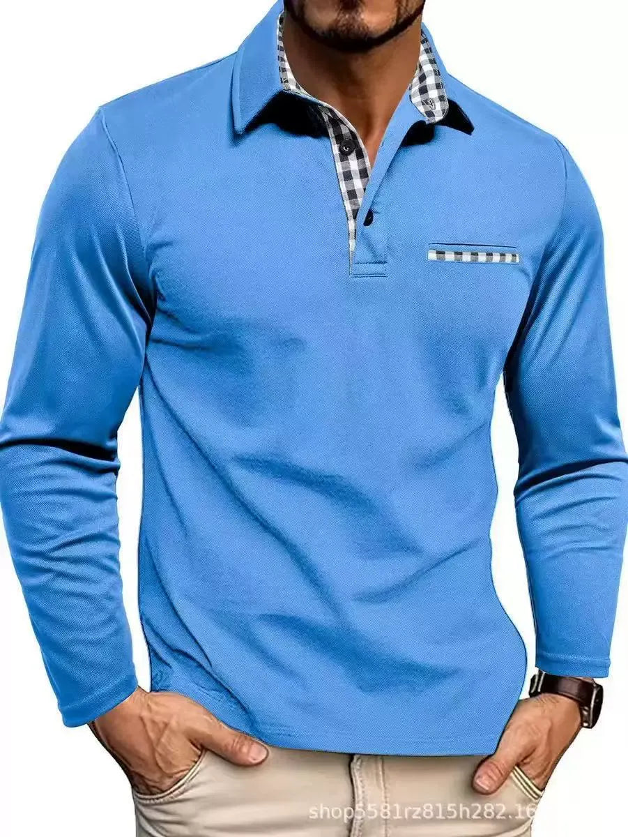 Men's Long-Sleeve Polo Shirt