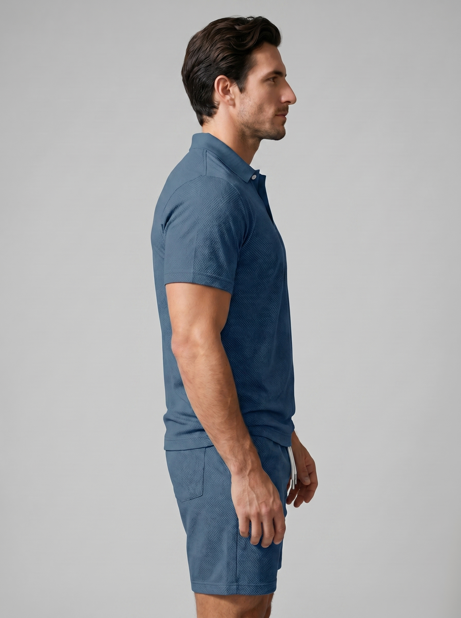 Men's Polo and Shorts Set Summer Casual