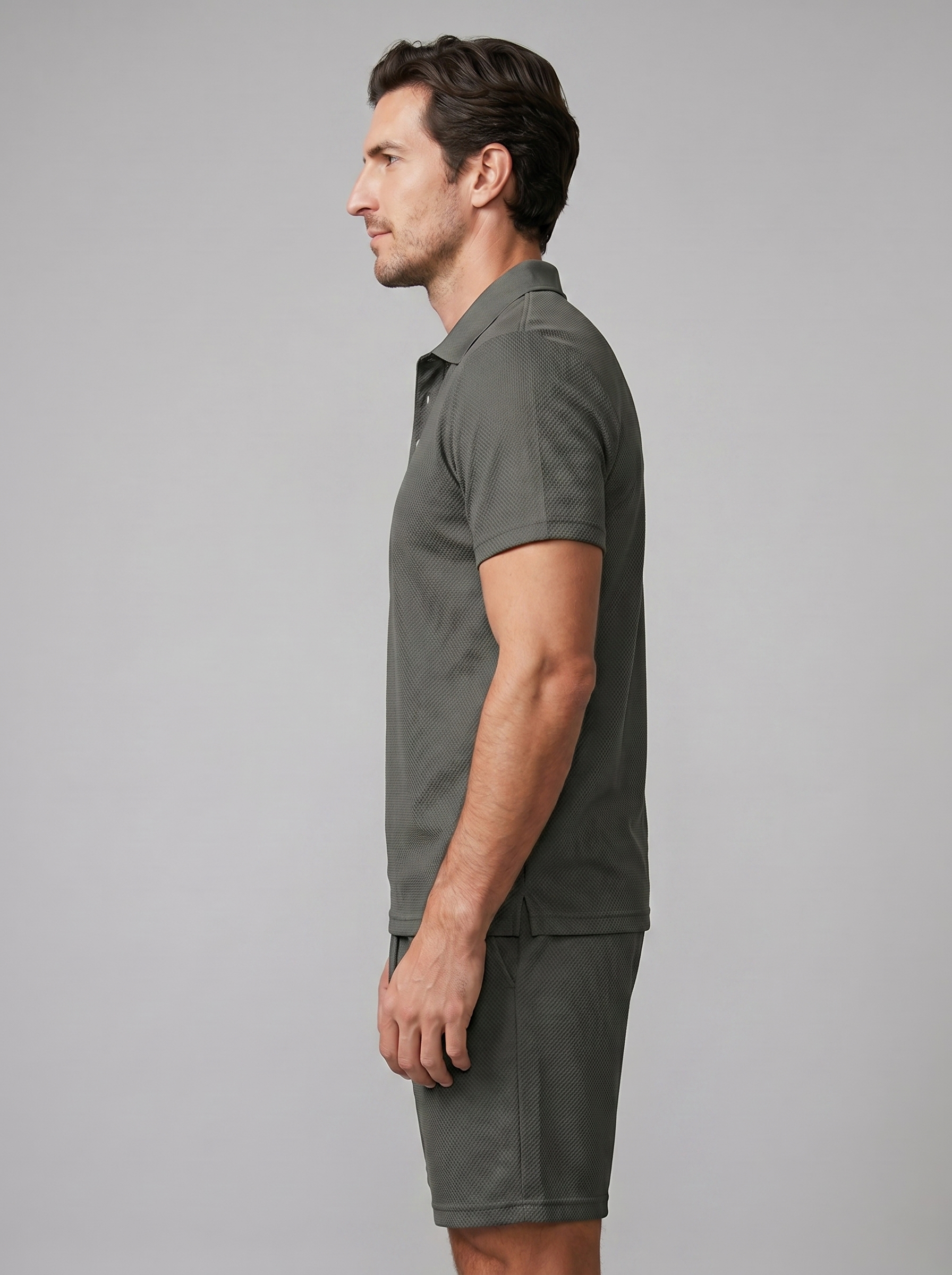 Men's Polo and Shorts Set Summer Casual