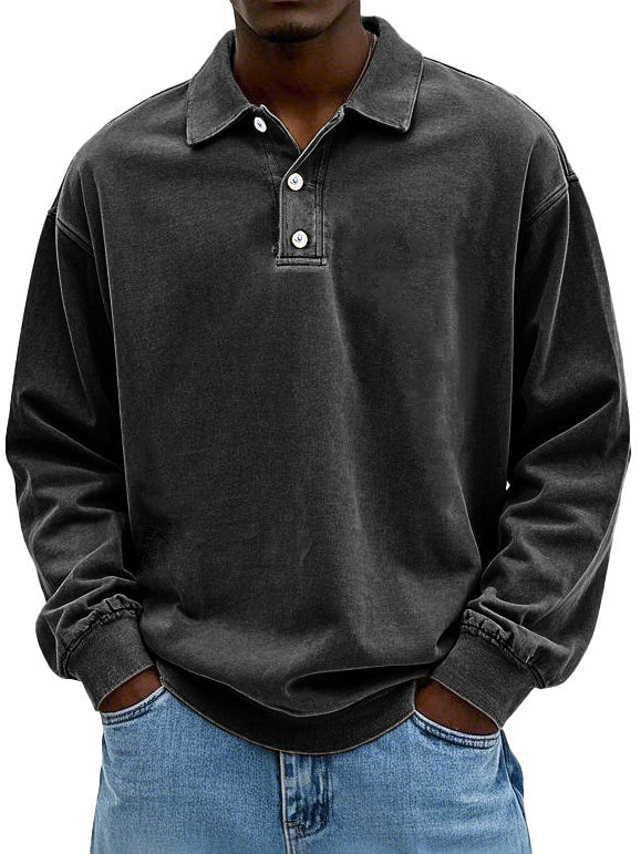 Maxime | Chic Long-Sleeve Polo Shirt
