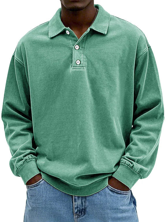 Maxime | Chic Long-Sleeve Polo Shirt