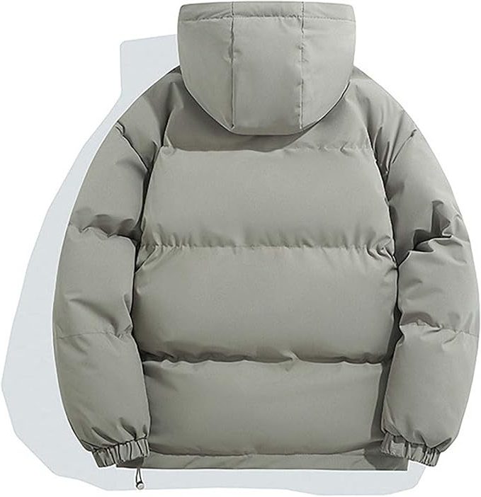 Women's Hooded Zip-Up Puffer Jacket for Winter