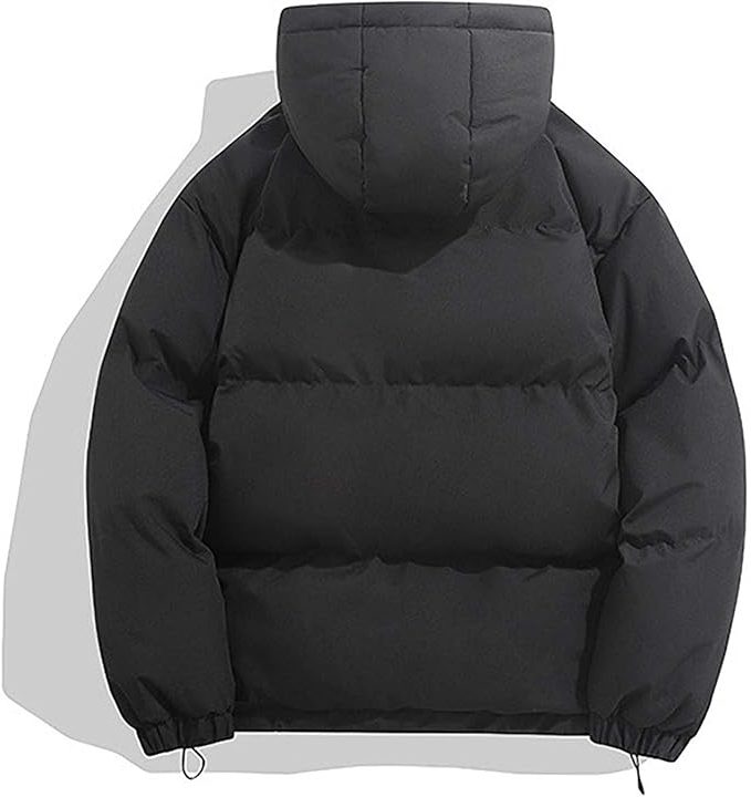 Women's Hooded Zip-Up Puffer Jacket for Winter