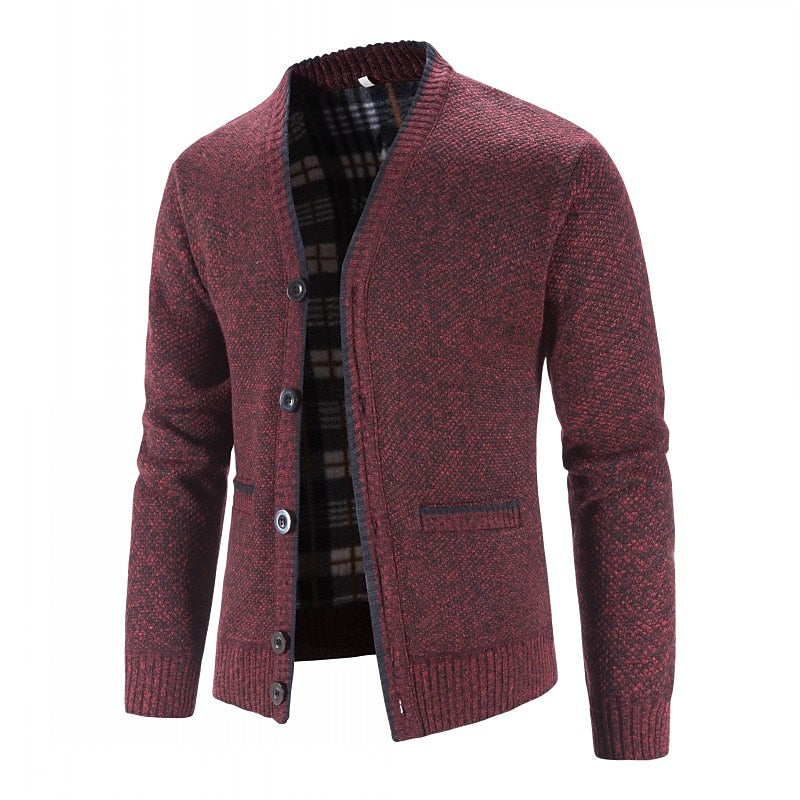 Hugh | V-Neck Textured Cardigan