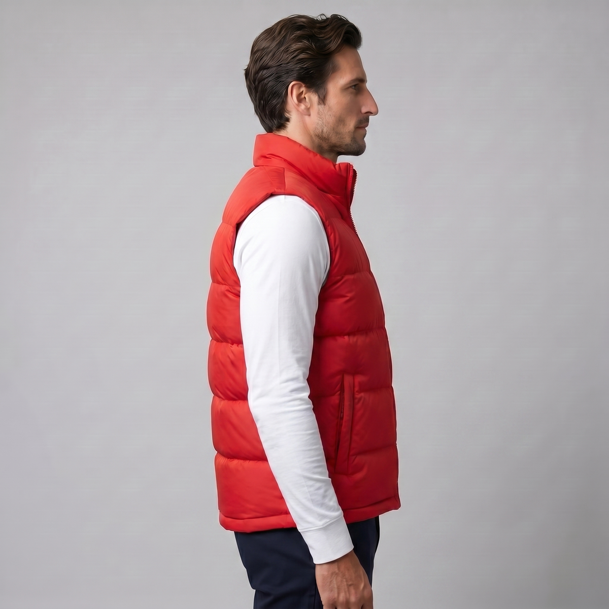 Quilted Padded Gilet Men’s Winter Casual