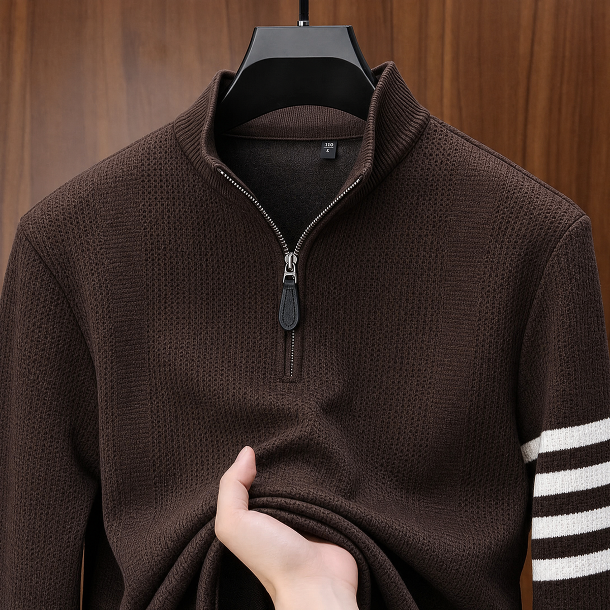 Hudson Quarter-Zip Sweater